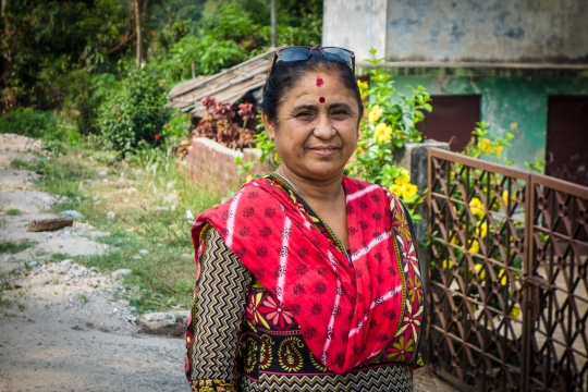Mother of Nepali woman