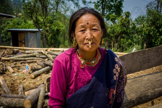 Beautiful Nepali woman