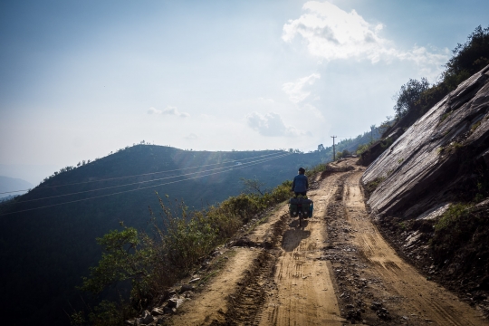 Steep section