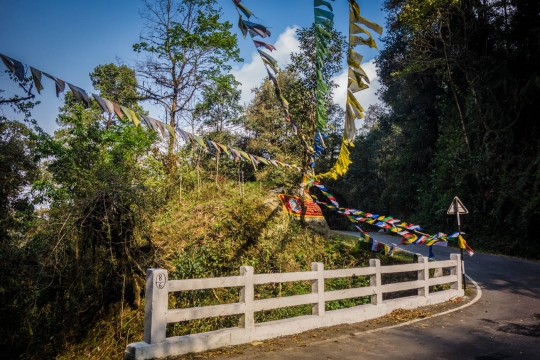 Tibetan prayer flags