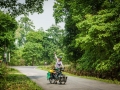 Susanne happy on quiet roads