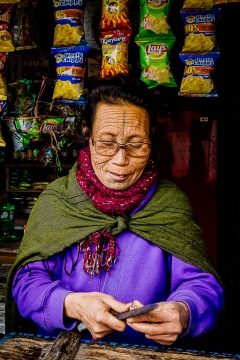 Apatani woman in Ziro