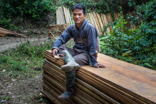 The wood man
