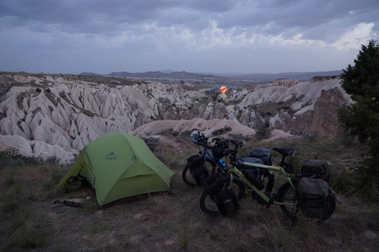 Camp spot outside Goreme