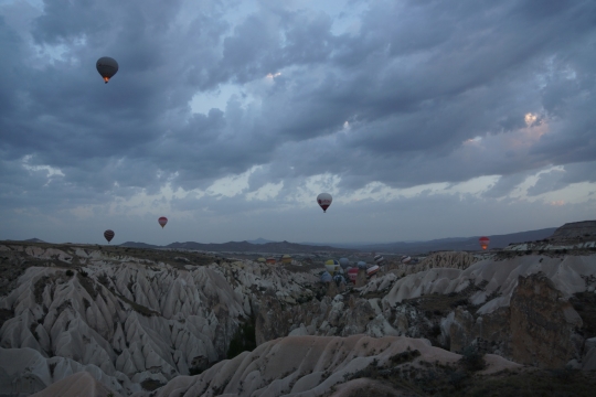 Hot air balloons