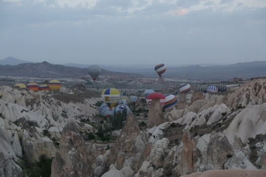 Hot air balloons