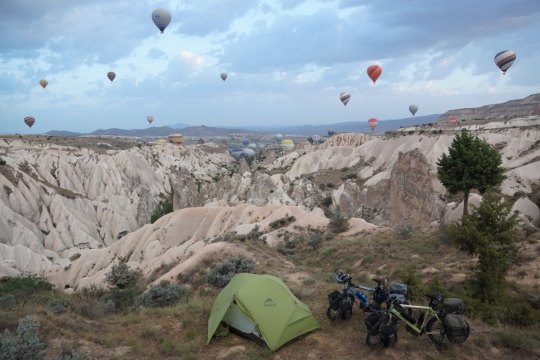 Hot air balloons