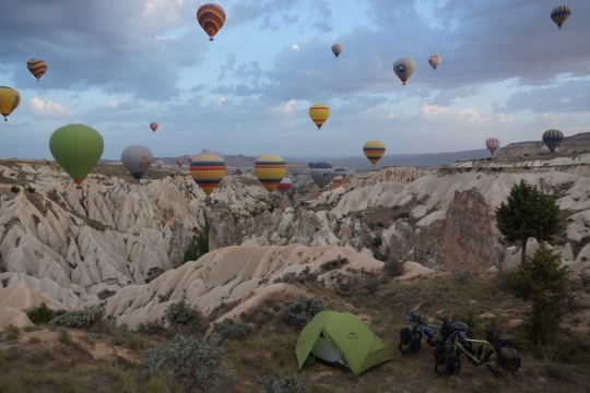 Hot air balloons