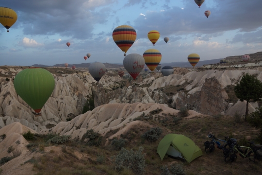 Hot air balloons