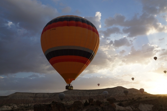 Hot air balloons