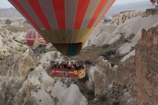 Hot air balloons