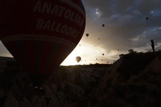 Hot air balloons