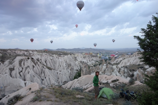 Hot air balloons