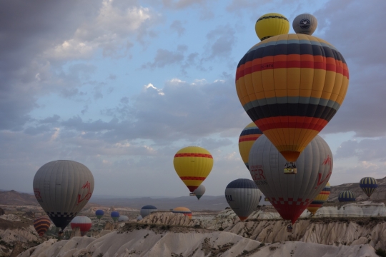 Hot air balloons