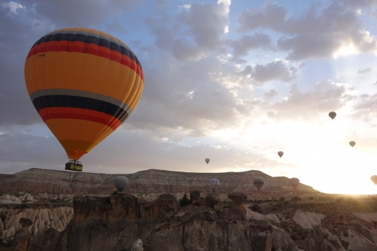 Hot air balloons