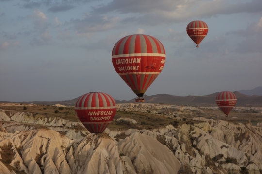 Hot air balloons