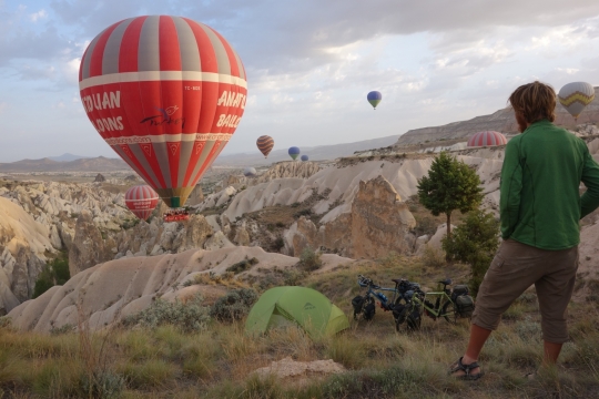 Hot air balloons
