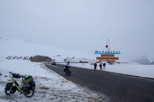At the top of Ala Bel pass