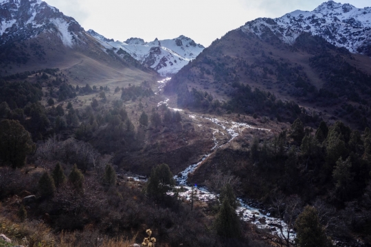 Frozen rivers