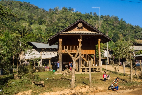 Beautiful wooden house