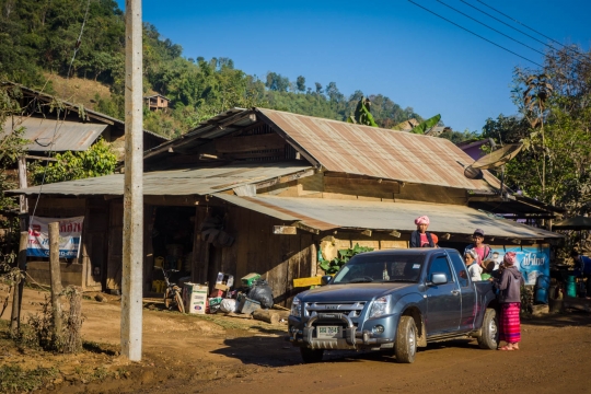 In the village