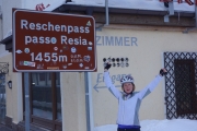 Susanne at Reschenpass