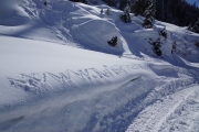 Twisting Spokes in the snow