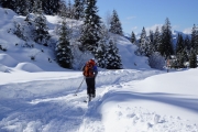 Nice chat with four skiers on our route