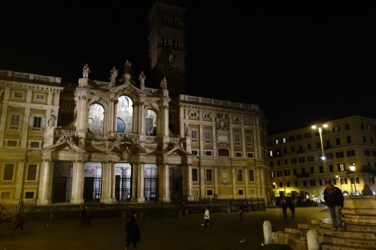 Santa Maria Maggiore by night