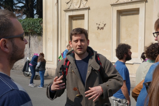Our guide, Alessandro