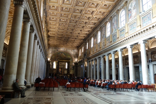 Inside Santa Maria Maggiore