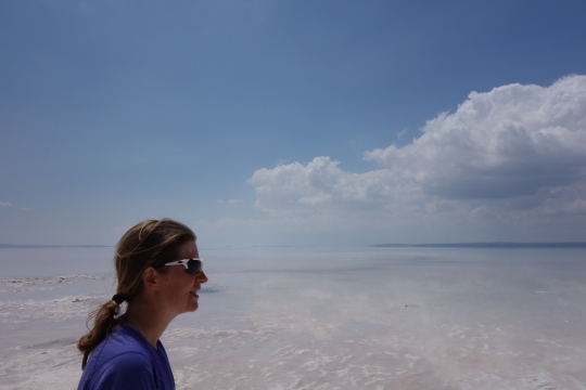 Susanne at Tuz golu