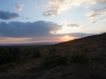 Sunset from camping spot