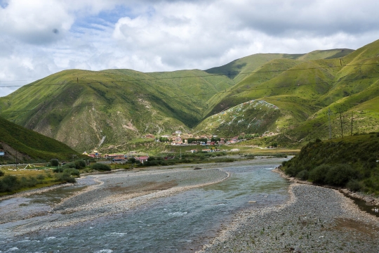 Small monastery on the road