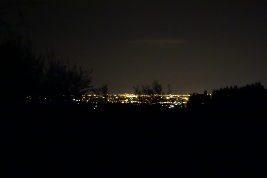 View of Florence from our camping spot outside the city