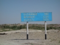 First sign in Uzbekistan