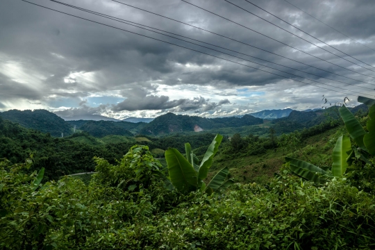 Stormy clouds in Laos