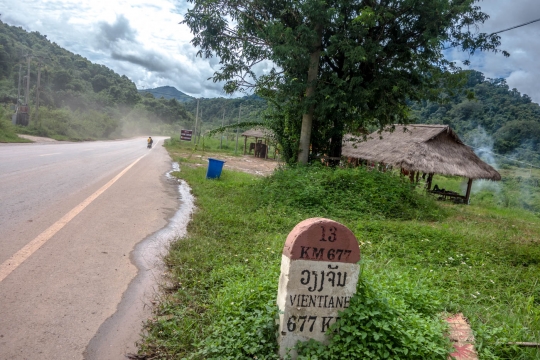 677 km to Vientiane