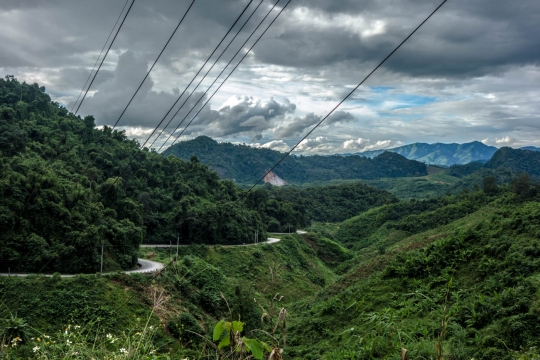 Stormy clouds in Laos