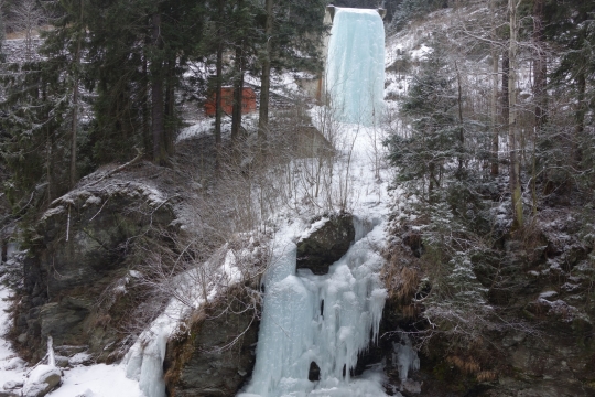 Icy waterfall