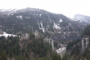 Trisanna Bridge with castle Wiesberg
