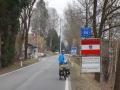 Borderpost at Swiss-Austrian border