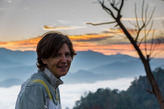 Susanne and the sunrise