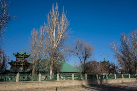 Colorful Zharkent mosque