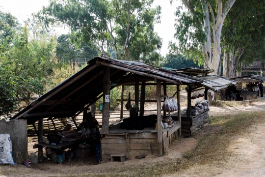 Hill tribe stalls