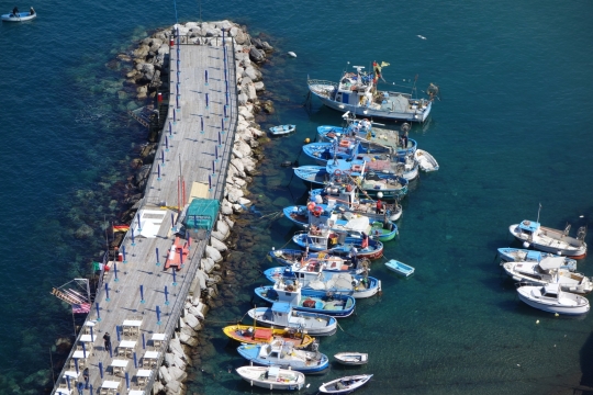 Boats at Vico Equense