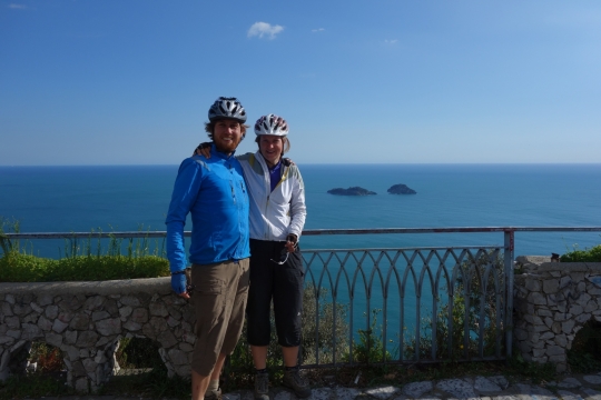 Photo of us at Amalfi Coast