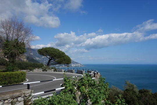 Sharp turns and beautiful view