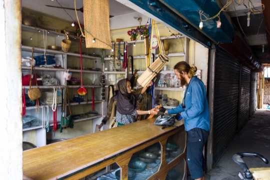 Local shop with curiosities