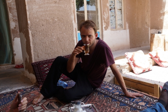 Tea time for Etienne